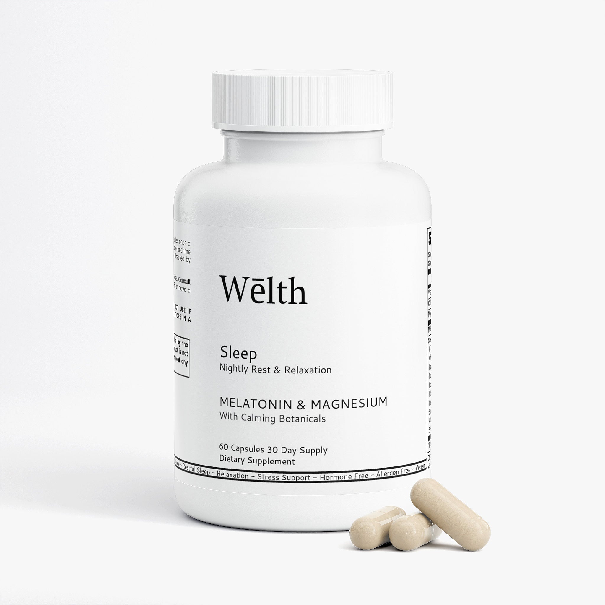 Wēlth Sleep I Melatonin & Magnesium