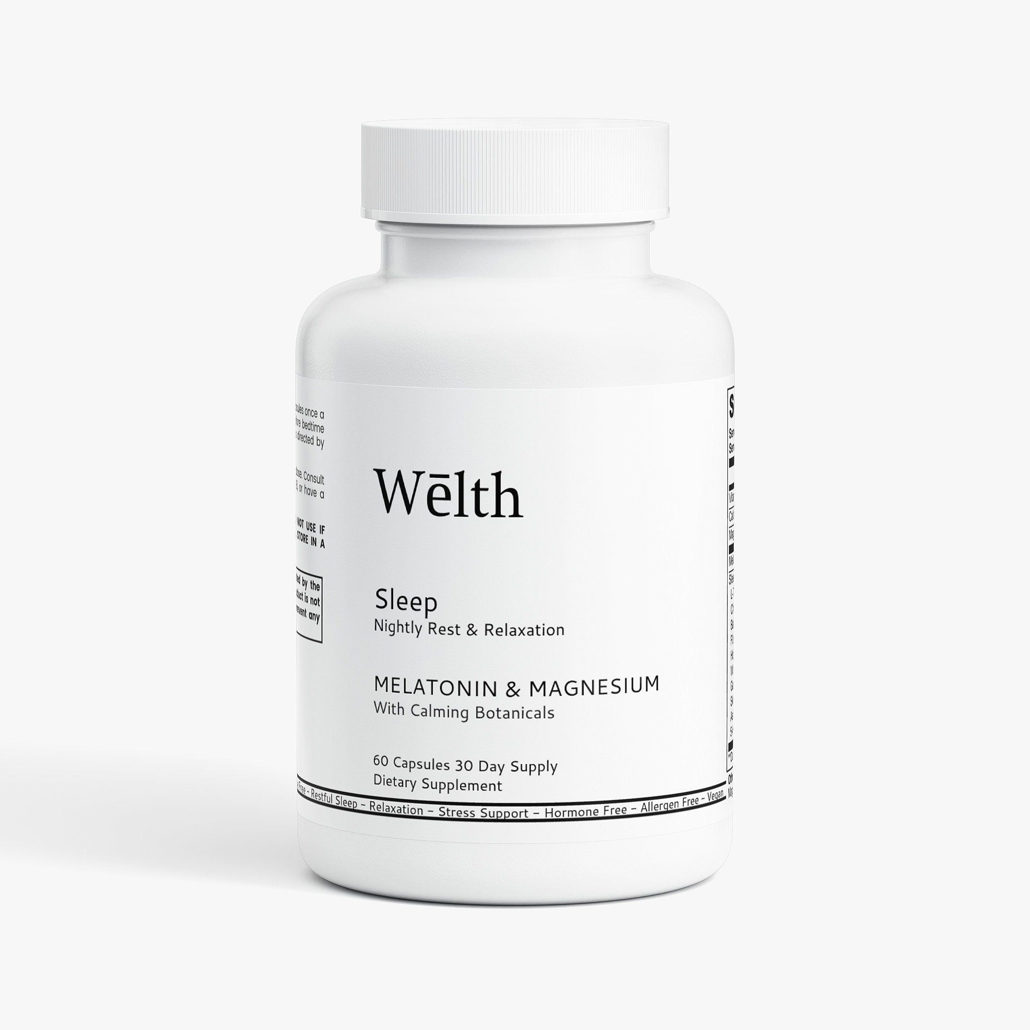 Wēlth Sleep I Melatonin & Magnesium