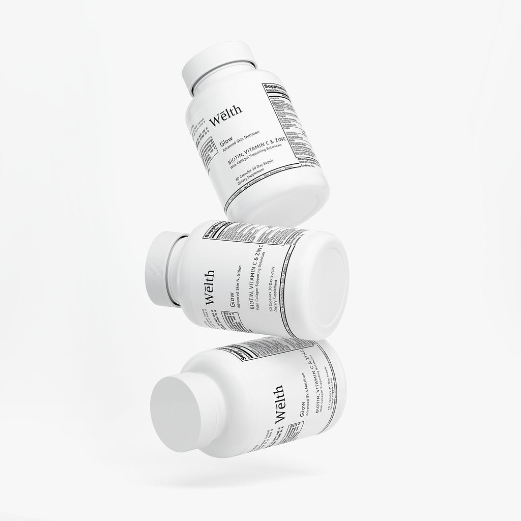 Wēlth Glow l Biotin, Vitamin C & Zinc