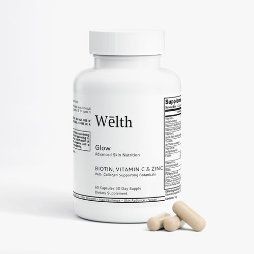 Wēlth Glow l Biotin, Vitamin C & Zinc