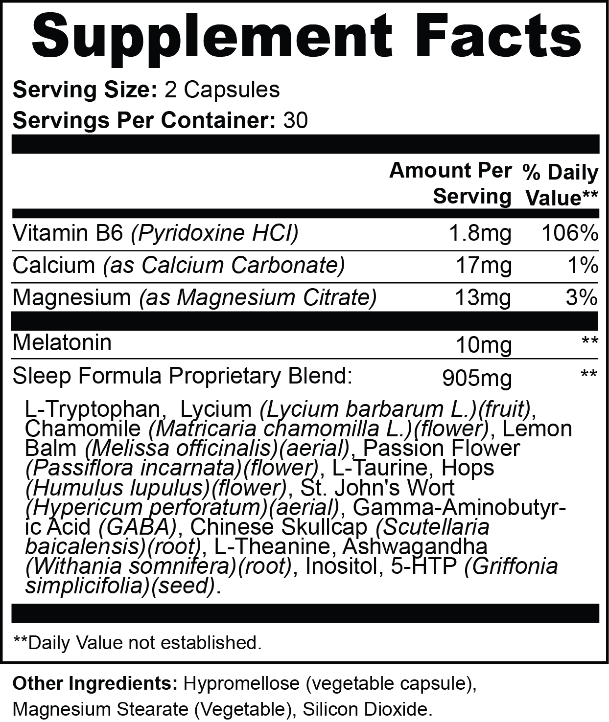 Wēlth Sleep I Melatonin & Magnesium